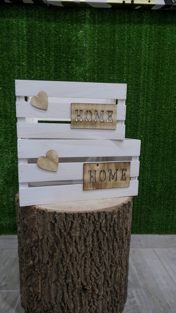 caja de madera "Home"
