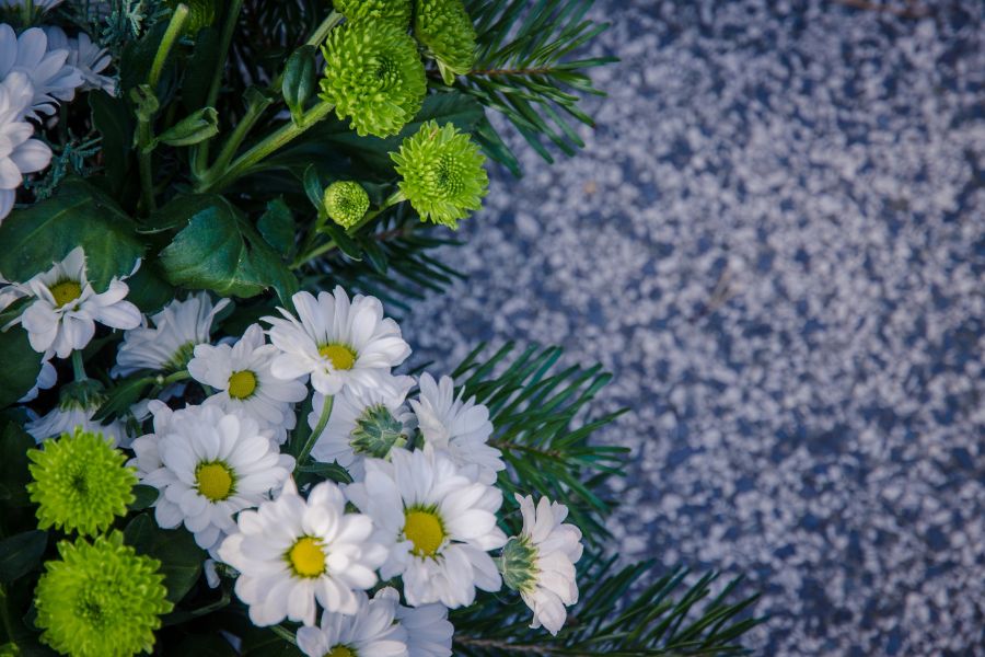 centros de flores para cementerio